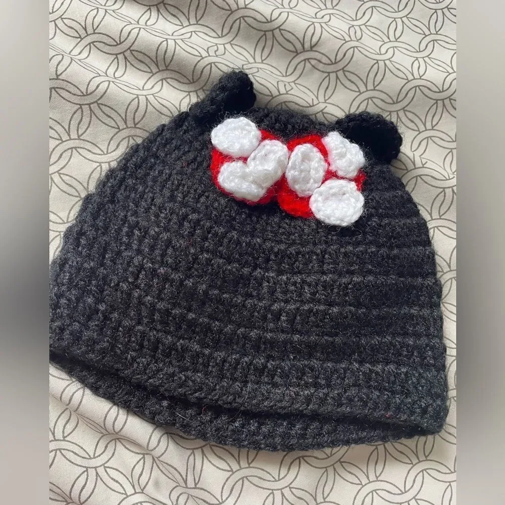 Minnie Mouse outfit crochet 6-9 months baby girl for Halloween